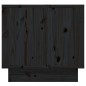 vidaXL Nachttisch Schwarz 35x34x32 cm Massivholz Kiefer vidaXL Nachttisch Schwarz 35x34x32 cm Massivholz Kiefer