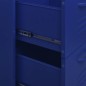 vidaXL Schubladenschrank Marineblau 80x35x101,5 cm Stahl vidaXL Schubladenschrank Marineblau 80x35x101,5 cm Stahl