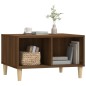 vidaXL Couchtisch Braun Eichen-Optik 60x50x36,5 cm Holzwerkstoff vidaXL Couchtisch Braun Eichen-Optik 60x50x36,5 cm Holzwerkstoff