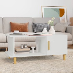 vidaXL Couchtisch Weiß 90x50x40 cm Holzwerkstoff