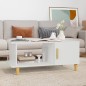 vidaXL Couchtisch Weiß 90x50x40 cm Holzwerkstoff vidaXL Couchtisch Weiß 90x50x40 cm Holzwerkstoff