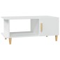 vidaXL Couchtisch Weiß 90x50x40 cm Holzwerkstoff vidaXL Couchtisch Weiß 90x50x40 cm Holzwerkstoff