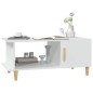 vidaXL Couchtisch Weiß 90x50x40 cm Holzwerkstoff vidaXL Couchtisch Weiß 90x50x40 cm Holzwerkstoff