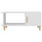 vidaXL Couchtisch Weiß 90x50x40 cm Holzwerkstoff vidaXL Couchtisch Weiß 90x50x40 cm Holzwerkstoff