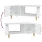 vidaXL Couchtisch Weiß 90x50x40 cm Holzwerkstoff vidaXL Couchtisch Weiß 90x50x40 cm Holzwerkstoff
