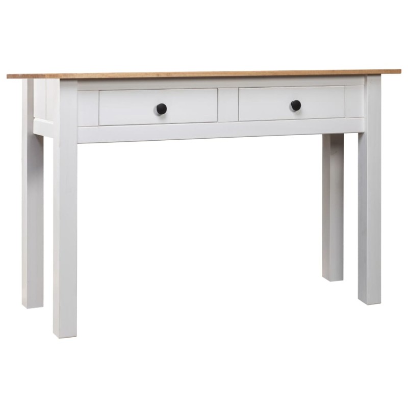vidaXL Konsolentisch Weiß 110x40x72 cm Kiefernholz Panama vidaXL Konsolentisch Weiß 110x40x72 cm Kiefernholz Panama
