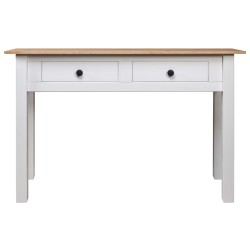 vidaXL Konsolentisch Weiß 110x40x72 cm Kiefernholz Panama