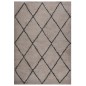 vidaXL Teppich Shaggy Hochflor Beige und Anthrazit 160x230 cm vidaXL Teppich Shaggy Hochflor Beige und Anthrazit 160x230 cm