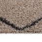 vidaXL Teppich Shaggy Hochflor Beige und Anthrazit 160x230 cm vidaXL Teppich Shaggy Hochflor Beige und Anthrazit 160x230 cm