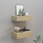 vidaXL Wand-Schubladenregale 2 Stk. Eichenoptik 40x23,5x10 cm MDF vidaXL Wand-Schubladenregale 2 Stk. Eichenoptik 40x23,5x10 cm MDF