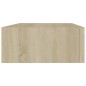 vidaXL Wand-Schubladenregale 2 Stk. Eichenoptik 40x23,5x10 cm MDF vidaXL Wand-Schubladenregale 2 Stk. Eichenoptik 40x23,5x10 cm MDF