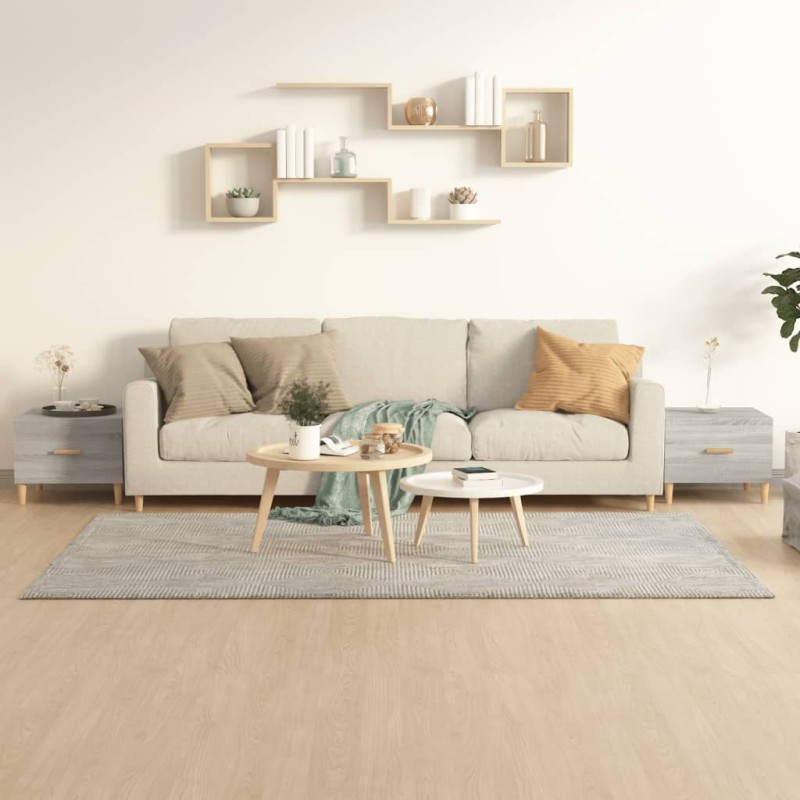 vidaXL Couchtische 2 Stk. Grau Sonoma 50x50x40 cm Holzwerkstoff vidaXL Couchtische 2 Stk. Grau Sonoma 50x50x40 cm Holzwerkstoff