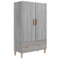 vidaXL Highboard Grau Sonoma 70x31x115 cm Holzwerkstoff vidaXL Highboard Grau Sonoma 70x31x115 cm Holzwerkstoff