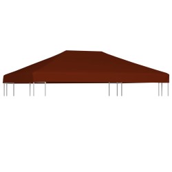 vidaXL Pavillondach 310 g / m² 3x4 m Terrakotta 