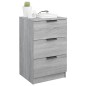 vidaXL Nachttisch Grau Sonoma 40x36x65 cm vidaXL Nachttisch Grau Sonoma 40x36x65 cm