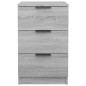 vidaXL Nachttisch Grau Sonoma 40x36x65 cm vidaXL Nachttisch Grau Sonoma 40x36x65 cm