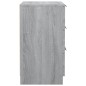 vidaXL Nachttisch Grau Sonoma 40x36x65 cm vidaXL Nachttisch Grau Sonoma 40x36x65 cm