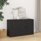 vidaXL Sideboard Schwarz 100x33x59,5 cm Holzwerkstoff vidaXL Sideboard Schwarz 100x33x59,5 cm Holzwerkstoff