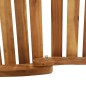 Sonnenliege mit Auflage Massivholz Akazie Creme Sonnenliege mit Auflage Massivholz Akazie Creme