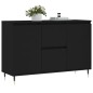 vidaXL Sideboard Schwarz 104x35x70 cm Holzwerkstoff vidaXL Sideboard Schwarz 104x35x70 cm Holzwerkstoff
