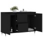 vidaXL Sideboard Schwarz 104x35x70 cm Holzwerkstoff vidaXL Sideboard Schwarz 104x35x70 cm Holzwerkstoff