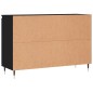 vidaXL Sideboard Schwarz 104x35x70 cm Holzwerkstoff vidaXL Sideboard Schwarz 104x35x70 cm Holzwerkstoff