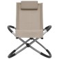 Kinder-Sonnenliege Stahl Taupe Kinder-Sonnenliege Stahl Taupe