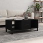 vidaXL Couchtisch Schwarz 102x50x40 cm Holzwerkstoff vidaXL Couchtisch Schwarz 102x50x40 cm Holzwerkstoff
