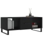 vidaXL Couchtisch Schwarz 102x50x40 cm Holzwerkstoff vidaXL Couchtisch Schwarz 102x50x40 cm Holzwerkstoff