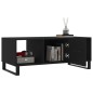 vidaXL Couchtisch Schwarz 102x50x40 cm Holzwerkstoff vidaXL Couchtisch Schwarz 102x50x40 cm Holzwerkstoff