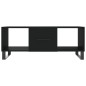 vidaXL Couchtisch Schwarz 102x50x40 cm Holzwerkstoff vidaXL Couchtisch Schwarz 102x50x40 cm Holzwerkstoff