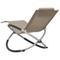 Kinder-Sonnenliege Stahl Taupe Kinder-Sonnenliege Stahl Taupe