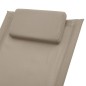 Kinder-Sonnenliege Stahl Taupe Kinder-Sonnenliege Stahl Taupe