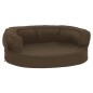 vidaXL Hundematratze Ergonomisch 60x42 cm Leinenoptik Braun vidaXL Hundematratze Ergonomisch 60x42 cm Leinenoptik Braun