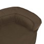 vidaXL Hundematratze Ergonomisch 60x42 cm Leinenoptik Braun vidaXL Hundematratze Ergonomisch 60x42 cm Leinenoptik Braun