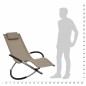 Kinder-Sonnenliege Stahl Taupe Kinder-Sonnenliege Stahl Taupe