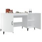 vidaXL Schreibtisch Weiß 140x50x75 cm Holzwerkstoff vidaXL Schreibtisch Weiß 140x50x75 cm Holzwerkstoff