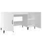 vidaXL Schreibtisch Weiß 140x50x75 cm Holzwerkstoff vidaXL Schreibtisch Weiß 140x50x75 cm Holzwerkstoff