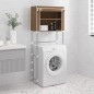 vidaXL Waschmaschinenregal 2 Ablagen Braun 71x29,5x170,5 cm Eisen vidaXL Waschmaschinenregal 2 Ablagen Braun 71x29,5x170,5 cm Eisen