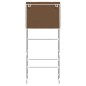 vidaXL Waschmaschinenregal 2 Ablagen Braun 71x29,5x170,5 cm Eisen vidaXL Waschmaschinenregal 2 Ablagen Braun 71x29,5x170,5 cm Eisen