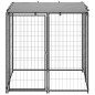 vidaXL Hundezwinger 110x110x110 cm Stahl Schwarz vidaXL Hundezwinger 110x110x110 cm Stahl Schwarz
