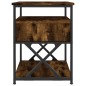vidaXL Nachttisch Räuchereiche 40x42x55 cm Holzwerkstoff vidaXL Nachttisch Räuchereiche 40x42x55 cm Holzwerkstoff