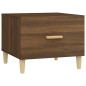 vidaXL Couchtisch Braun Eiche 50x50x40 cm Holzwerkstoff vidaXL Couchtisch Braun Eiche 50x50x40 cm Holzwerkstoff