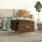 vidaXL Couchtisch Braun Eiche 50x50x40 cm Holzwerkstoff vidaXL Couchtisch Braun Eiche 50x50x40 cm Holzwerkstoff