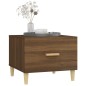 vidaXL Couchtisch Braun Eiche 50x50x40 cm Holzwerkstoff vidaXL Couchtisch Braun Eiche 50x50x40 cm Holzwerkstoff