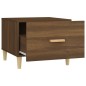 vidaXL Couchtisch Braun Eiche 50x50x40 cm Holzwerkstoff vidaXL Couchtisch Braun Eiche 50x50x40 cm Holzwerkstoff