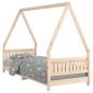 vidaXL Kinderbett 80x200 cm Massivholz Kiefer vidaXL Kinderbett 80x200 cm Massivholz Kiefer