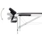 vidaXL Massageliege Klappbar 2-Zonen Aluminiumgestell Schwarz und Weiß vidaXL Massageliege Klappbar 2-Zonen Aluminiumgestell Schwarz und Weiß
