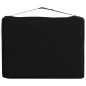 vidaXL Massageliege Klappbar 2-Zonen Aluminiumgestell Schwarz und Weiß vidaXL Massageliege Klappbar 2-Zonen Aluminiumgestell Schwarz und Weiß