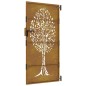 vidaXL Gartentor 85x175 cm Cortenstahl Baum-Design vidaXL Gartentor 85x175 cm Cortenstahl Baum-Design